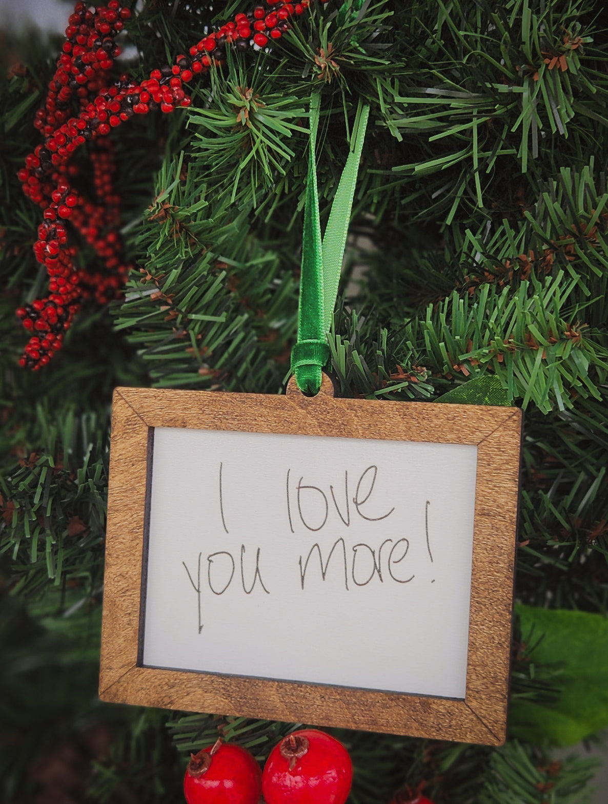 Custom Handwriting Ornament