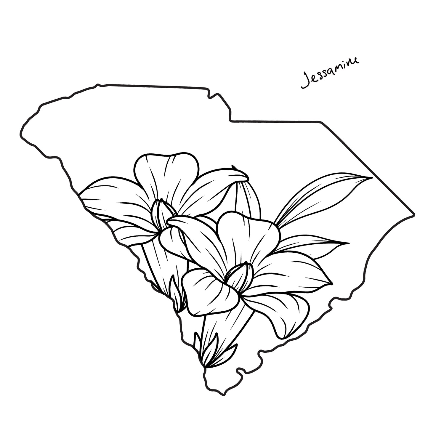 State Flower Magnets