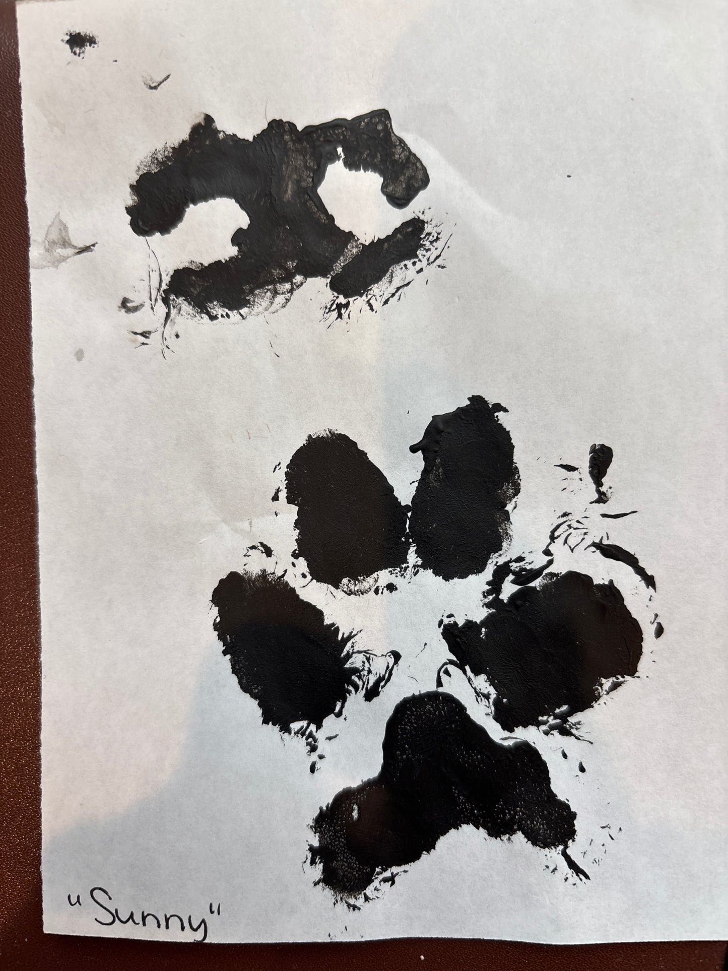 Custom Dog Print Sign