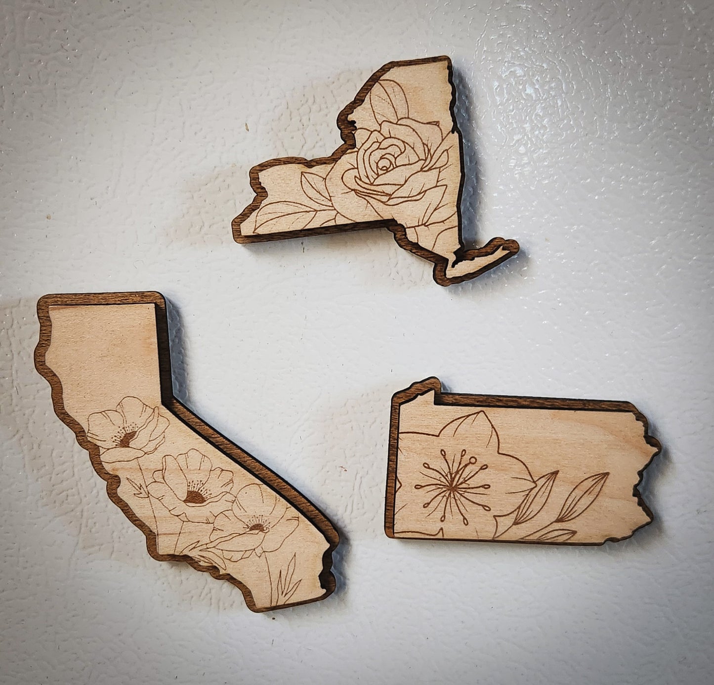 State Flower Magnets