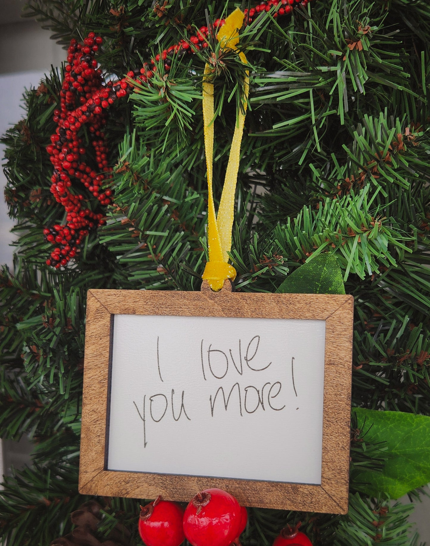 Custom Handwriting Ornament