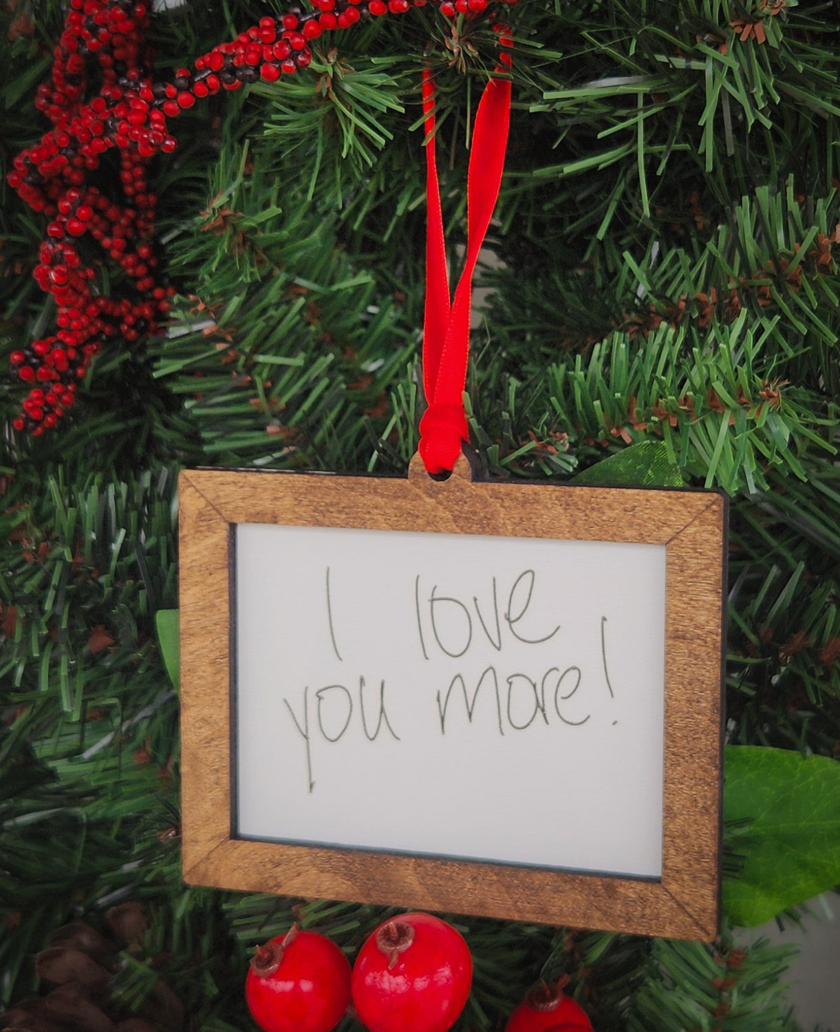 Custom Handwriting Ornament