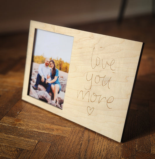 Custom Handwriting Photo Frame