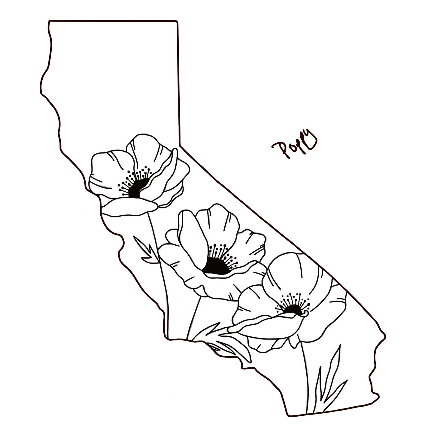 State Flower Magnets
